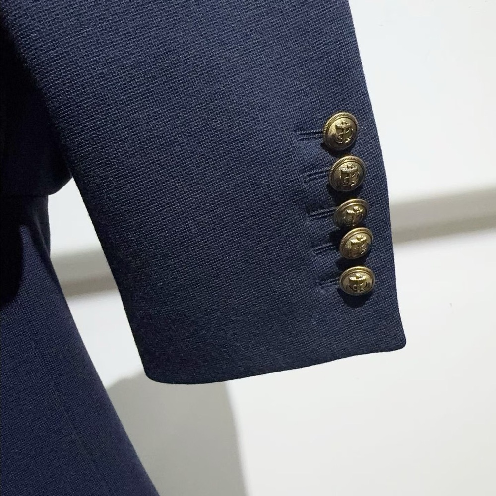 āsoldāš©steal authentic Saint Laurent Midnight Blue Blazer with Gold Buttons - Picture 3 of 5